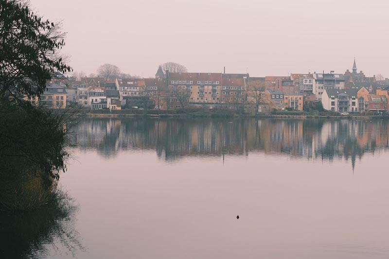 Denmark lake scene