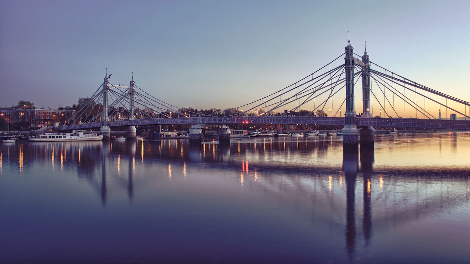 Albert bridge in London